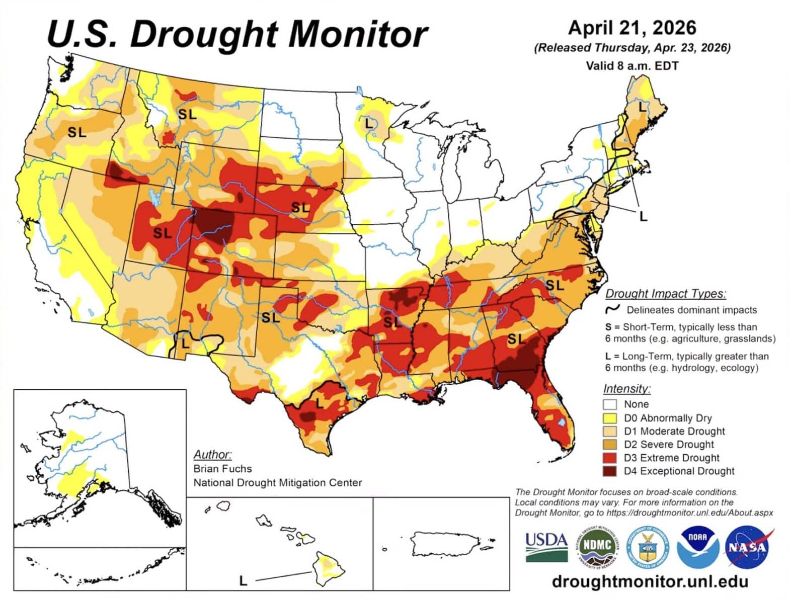 More Than Half of the U.S. is Officially in a Drought And It’s Getting ...
