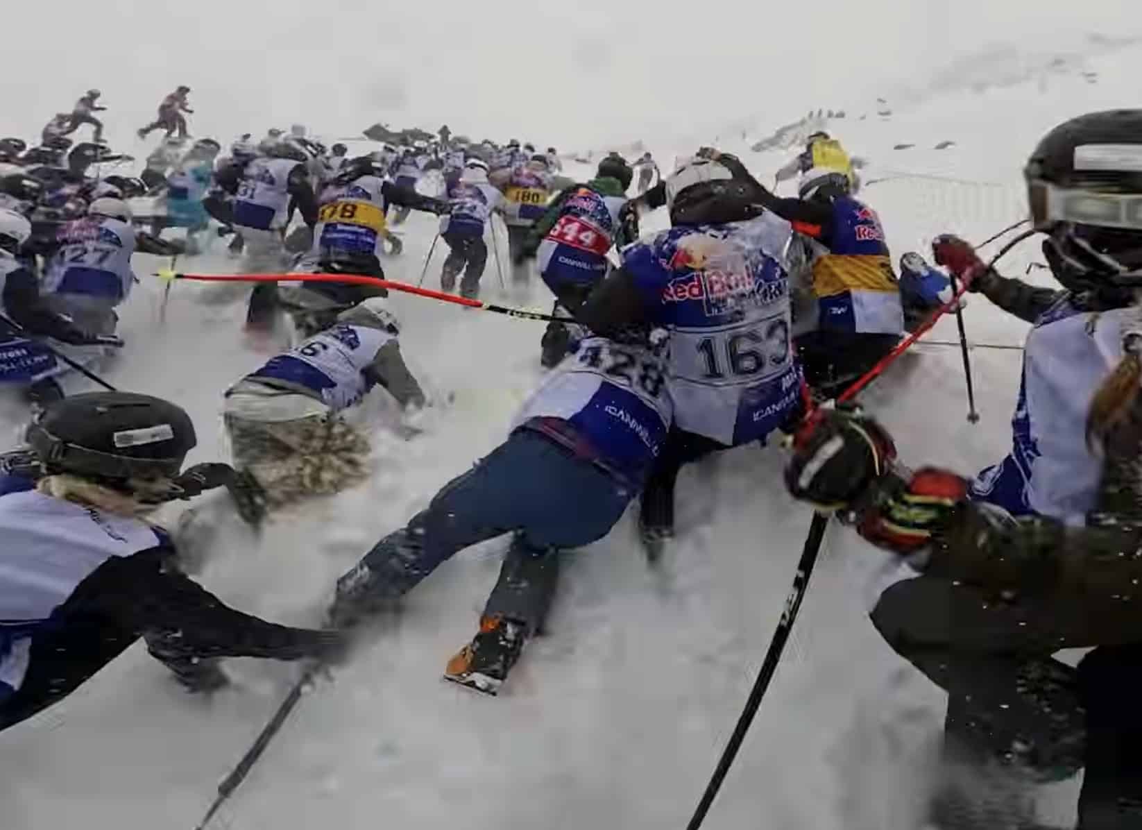 Mass Start Mayhem: 500 Ski Racers Go Full Send in Sweden