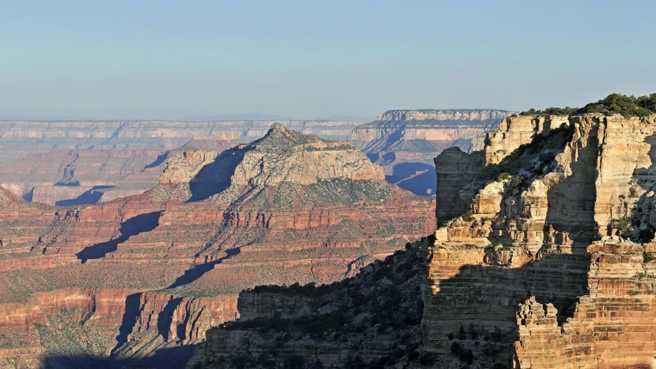 View from the North Rim of the Grand Canyon.