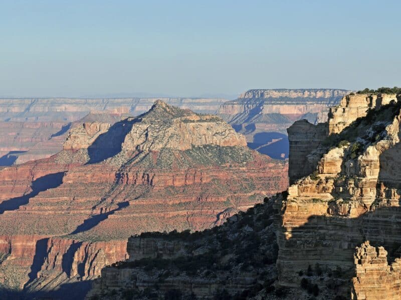 View from the North Rim of the Grand Canyon.