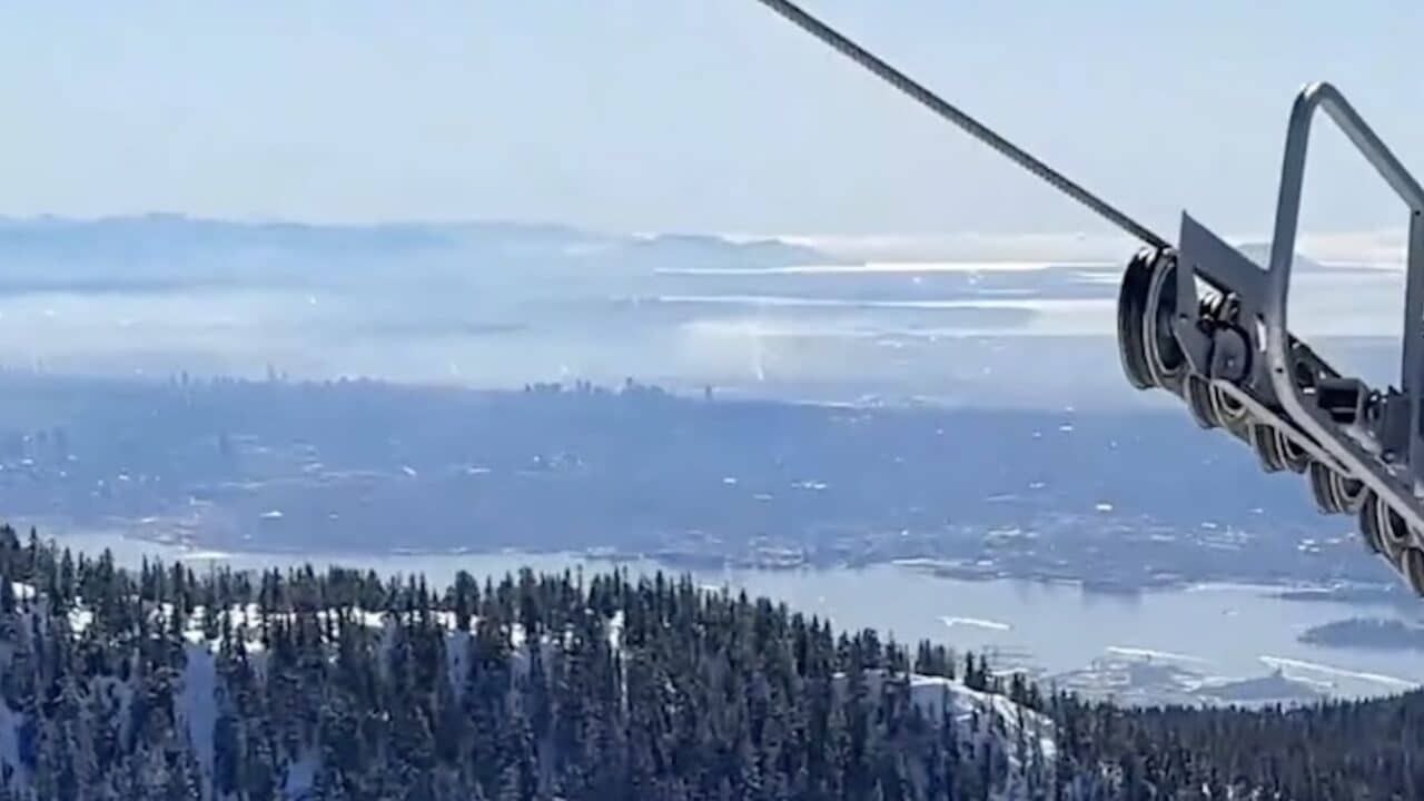 Views from Cypress Mountain north of Vancouver.