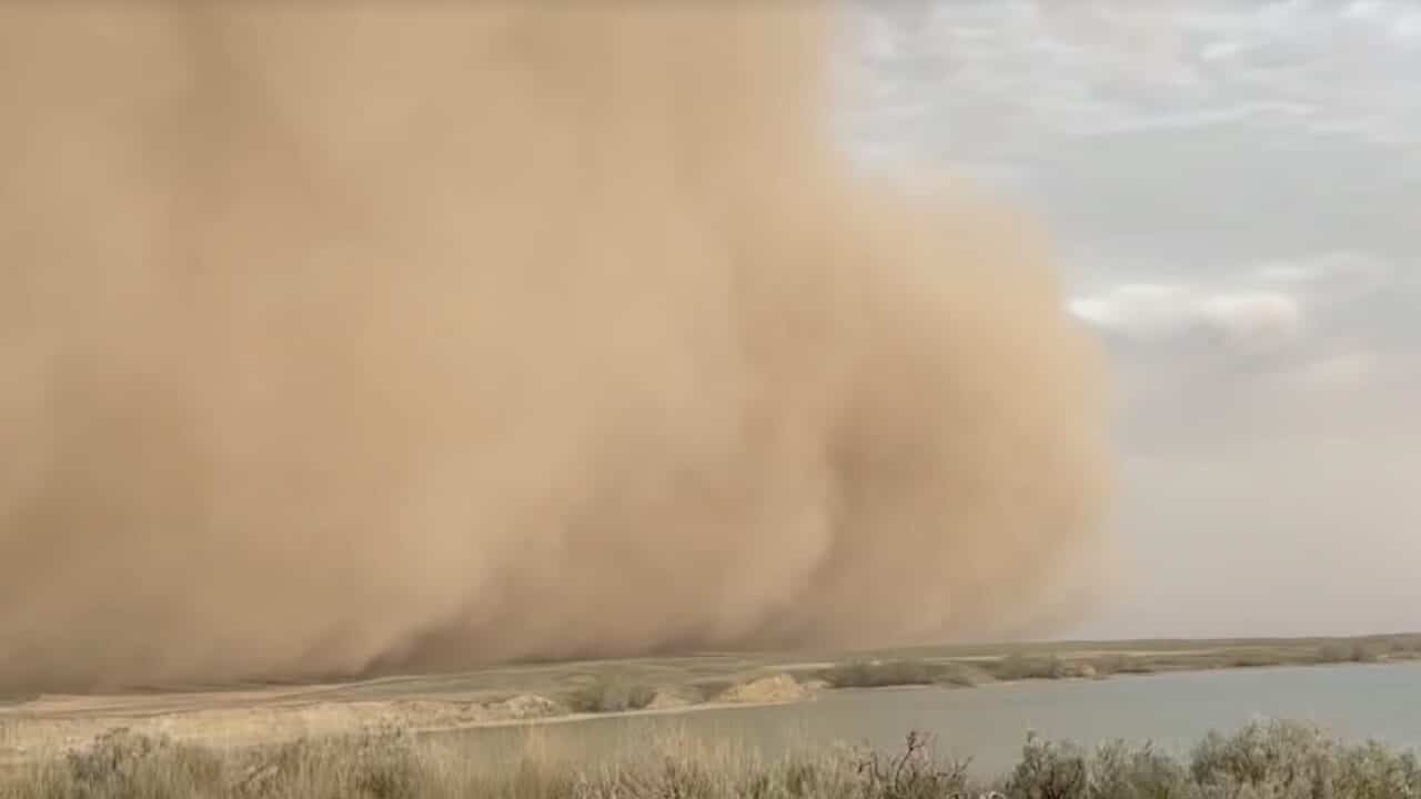 Haboob in Montana.