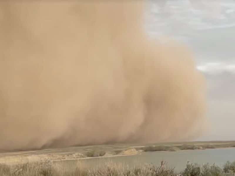 Haboob in Montana.