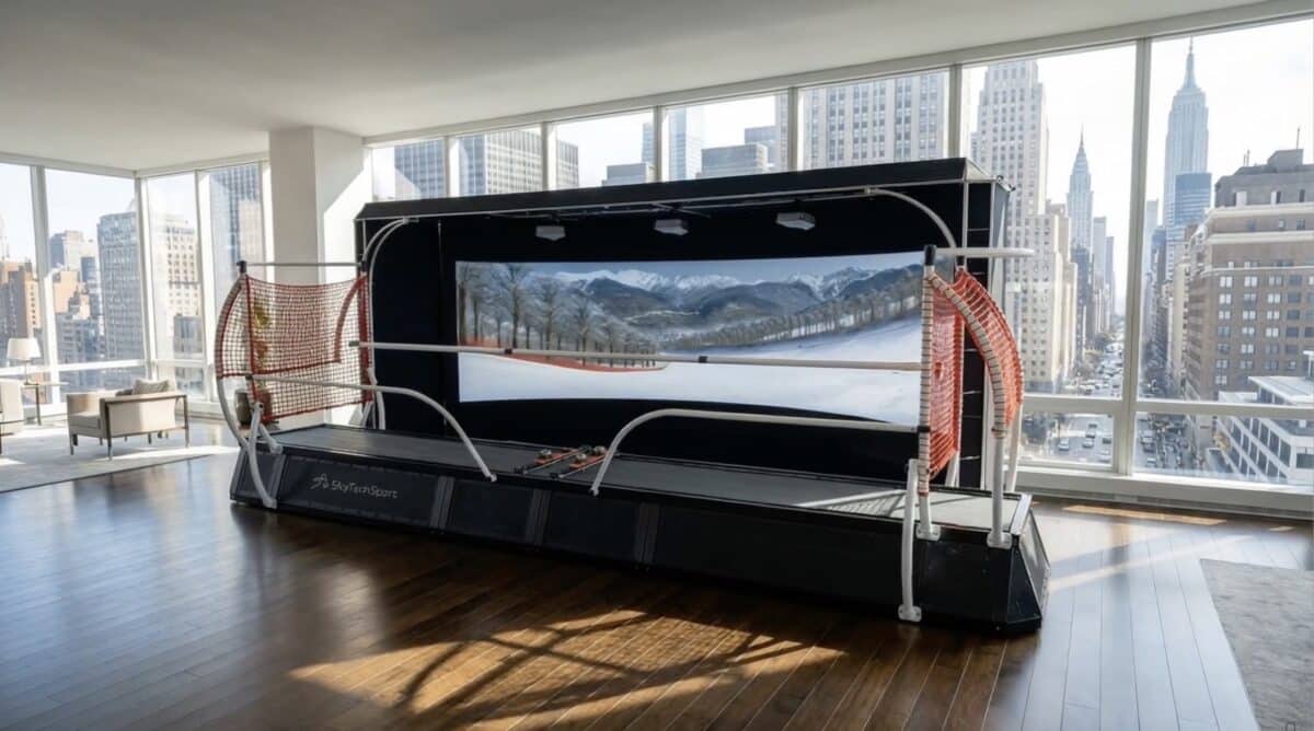 You Can Ski In The Comfort of Your Home With This $133,990 Simulator