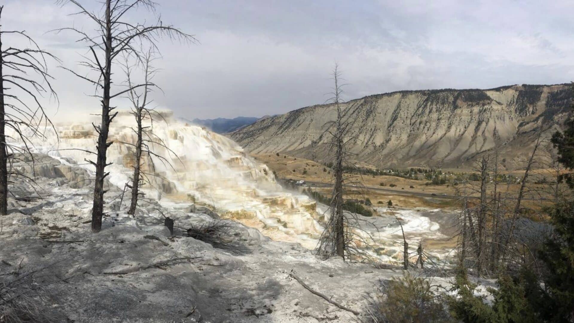 Angel Terrace, Mammoth Hot Springs, Yellowstone National Park.