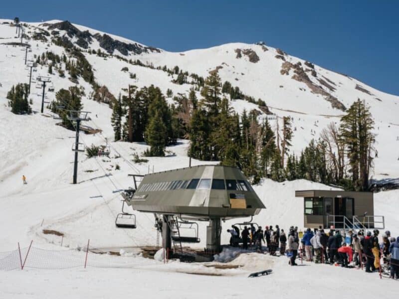 Mammoth Mountain in California over Memorial Day Weekend.