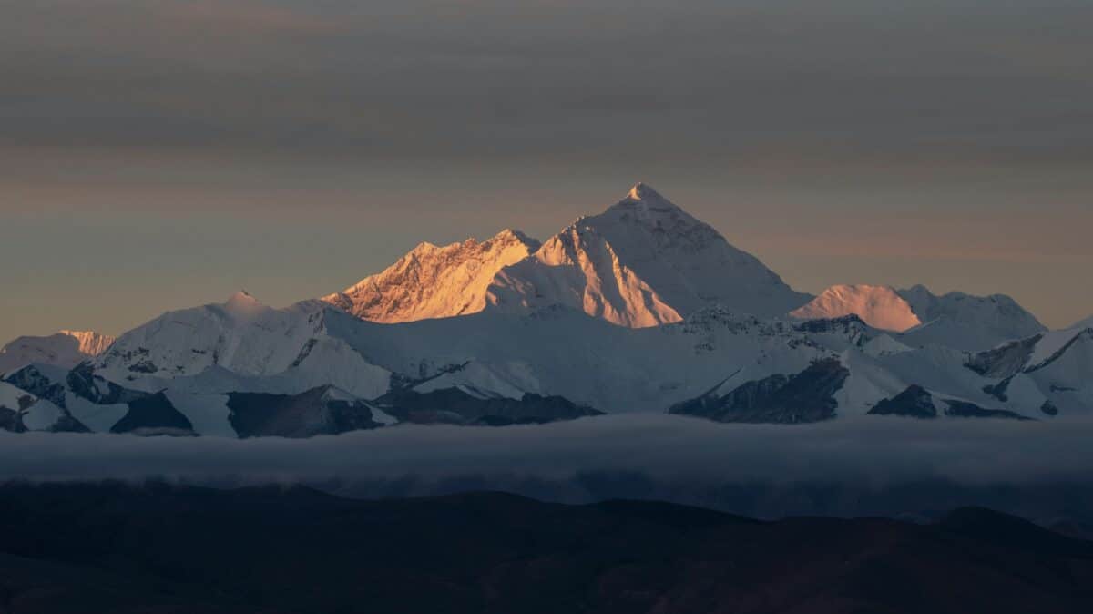 View of Mount Everest.