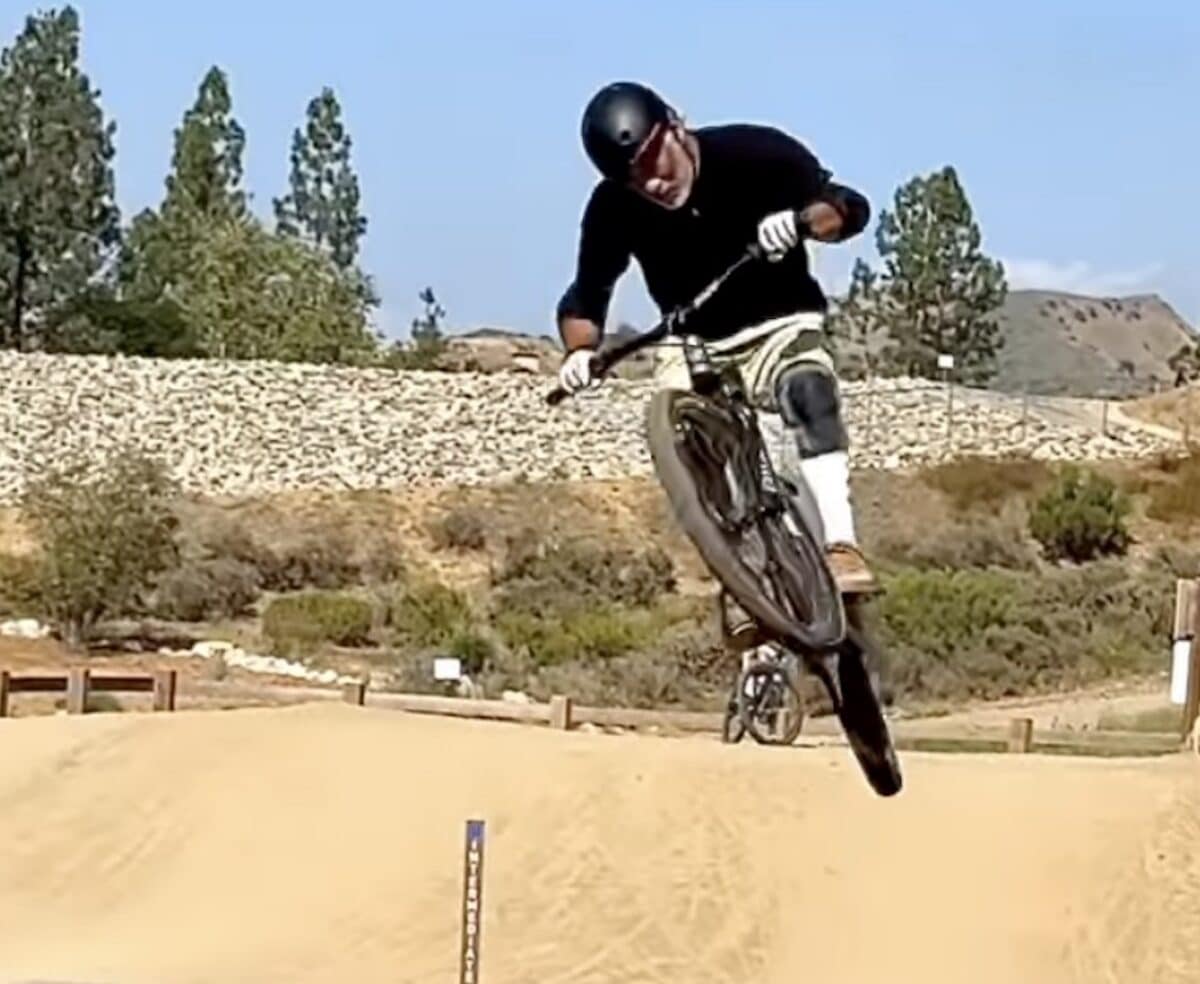 Steve Caballero mountain biking