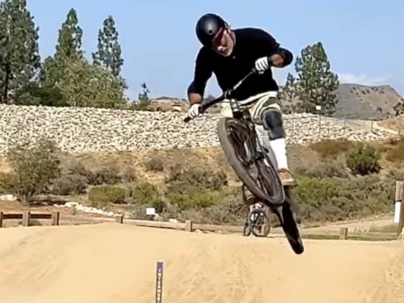 Steve Caballero mountain biking