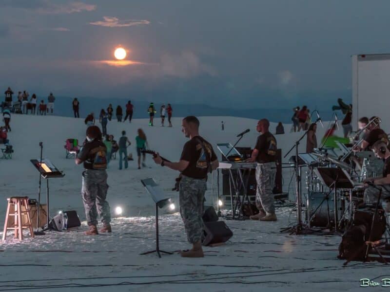 1st Armored Division Rock Band @ White Sands National Park