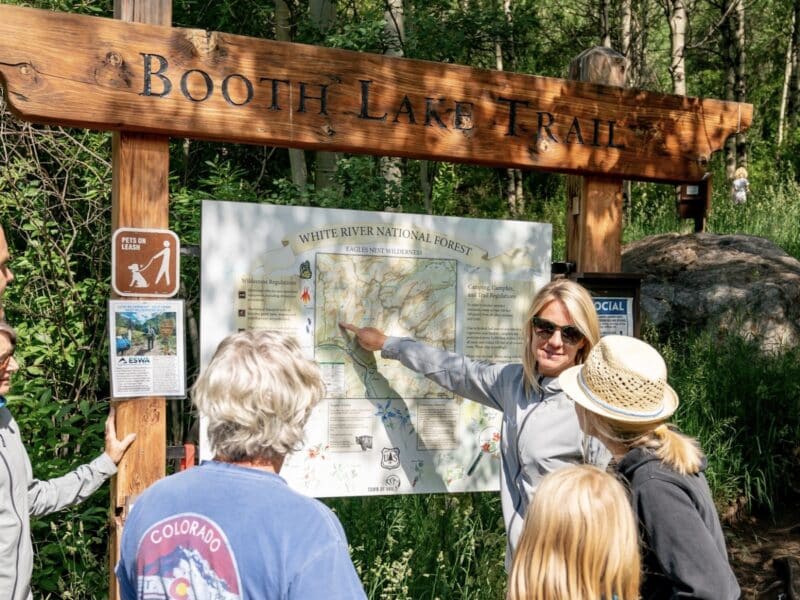 Booth Lake Trailhead in Vail.