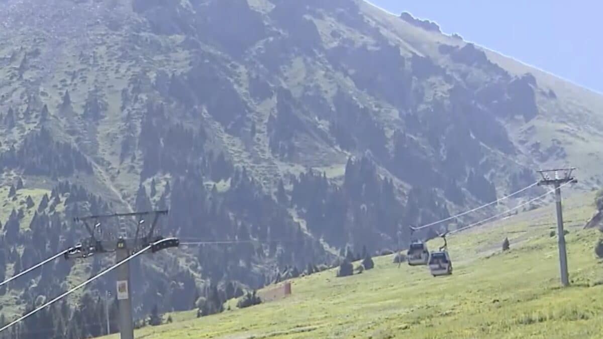 Massive ski resort project breaks ground in the mountains of Kazakhstan.