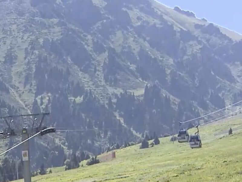 Massive ski resort project breaks ground in the mountains of Kazakhstan.