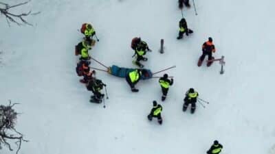 Specialized snow safety police in Australia.