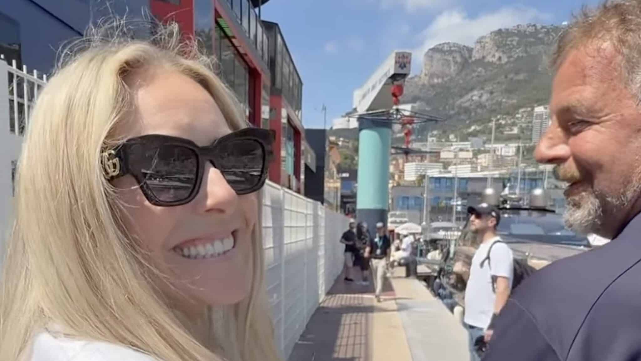 Lindsey Vonn and Other Red Bull Skiers Attend The F1 Monaco Grand Prix