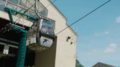 Gondola at Loon Mountain in New Hampshire.