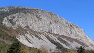 Cannon Cliff in New Hampshire.