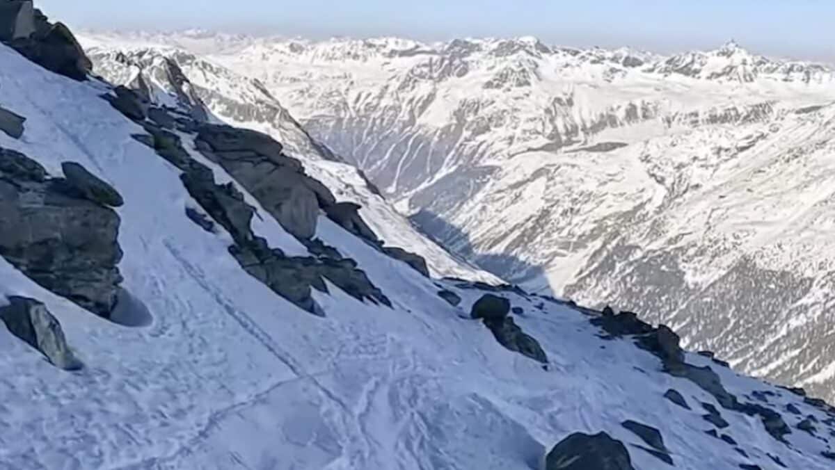 Off-piste terrain at Switzerland's St. Moritz