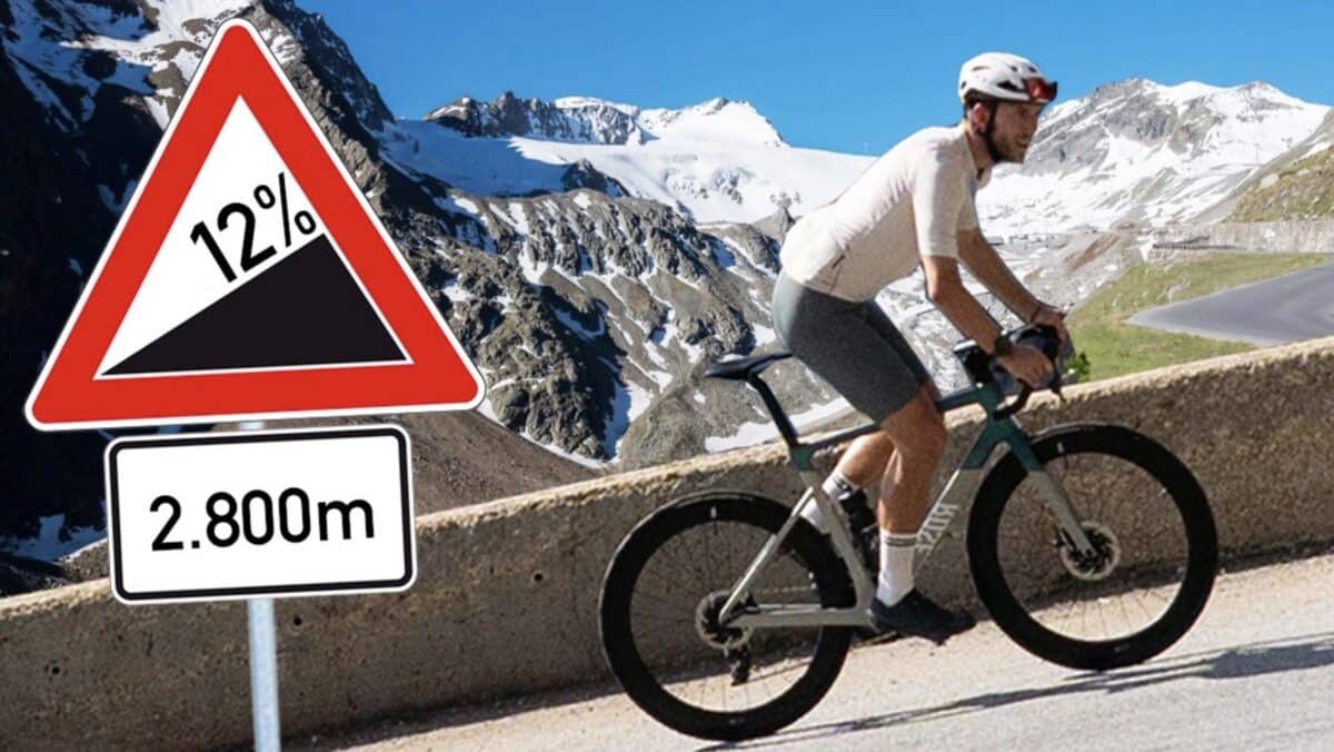 German Ski Instructor Tackles One Of Europe’s Steepest and Highest Road Bike Routes