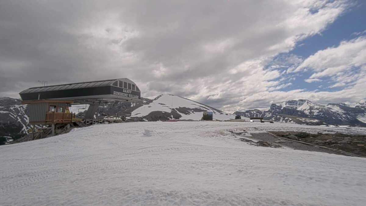Conditions at Banff Sunshine Village.