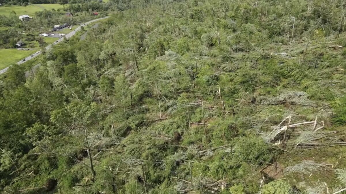 Rare EF1 Tornadoes Cause Damage In Vermont Mountain Towns