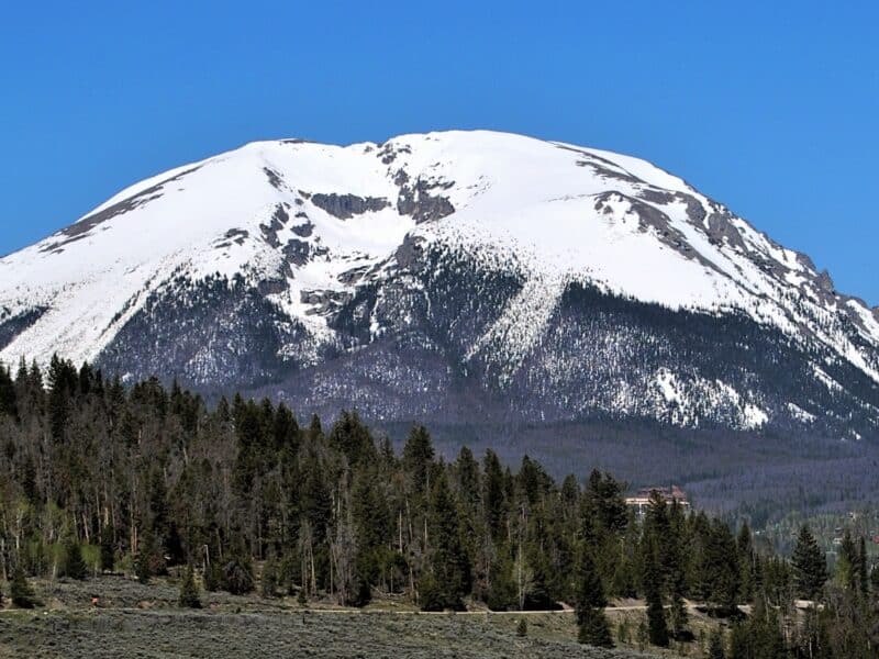 Buffalo Mountain in the Wildernest area of Colorado.