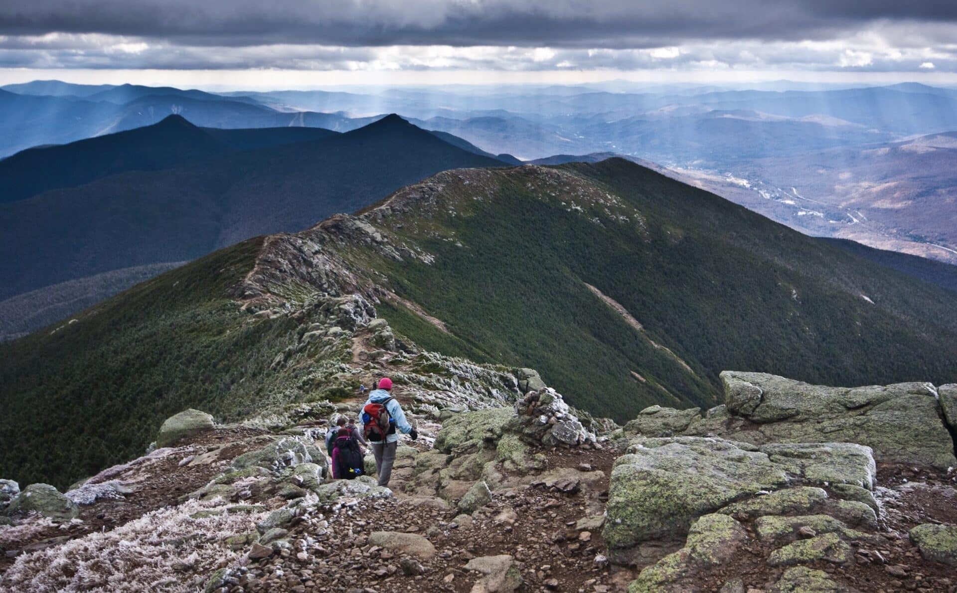 Franconia Ridge in New Hampshire.