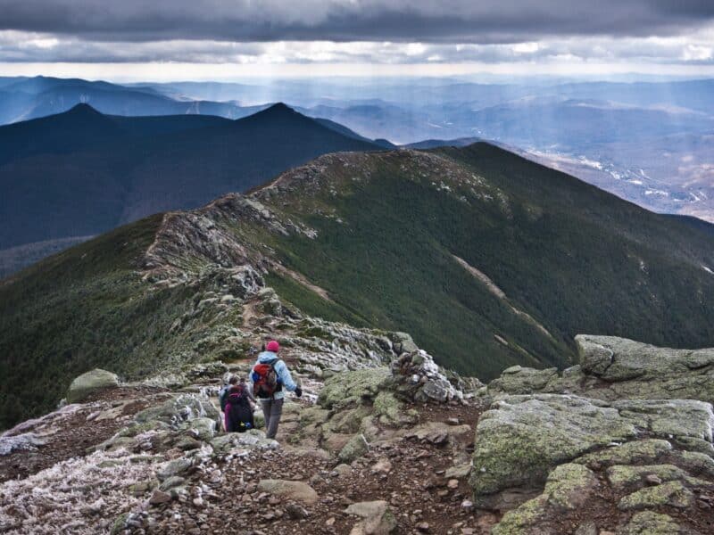 Franconia Ridge in New Hampshire.