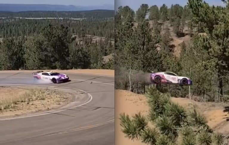Spectacular crash @ 2026 Pikes Peak Hill Climb, Colorado