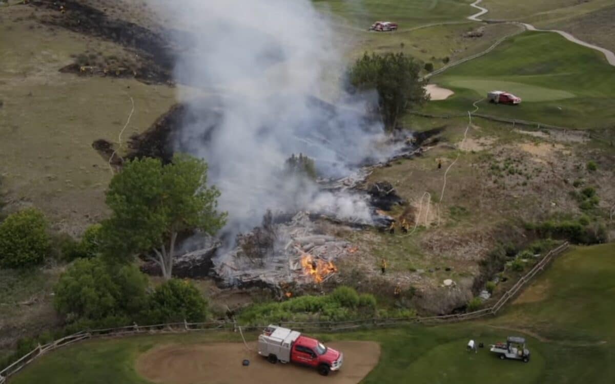Lightning Strike Injures Golfer, Sparks Small Wildfire On Colorado Golf Course