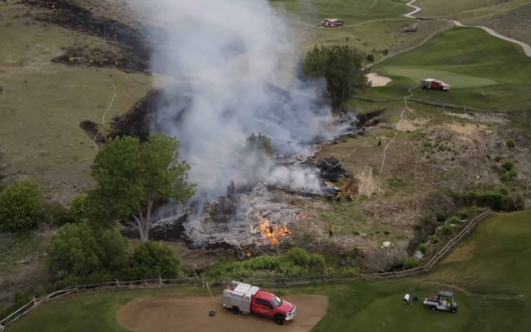 Lightning Strike Injures Golfer, Sparks Small Wildfire On Colorado Golf Course