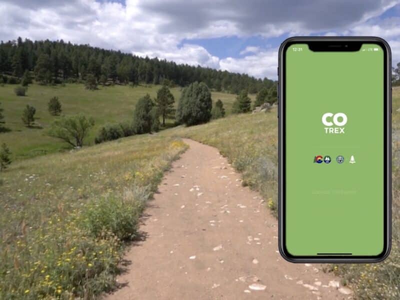 COTREX, Colorado's free trail app.