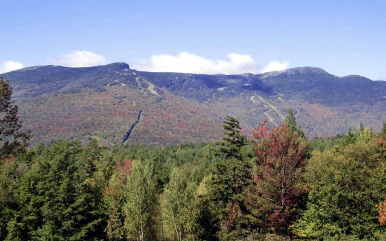 Mt. Mansfield, the tallest mountain in Vermont.