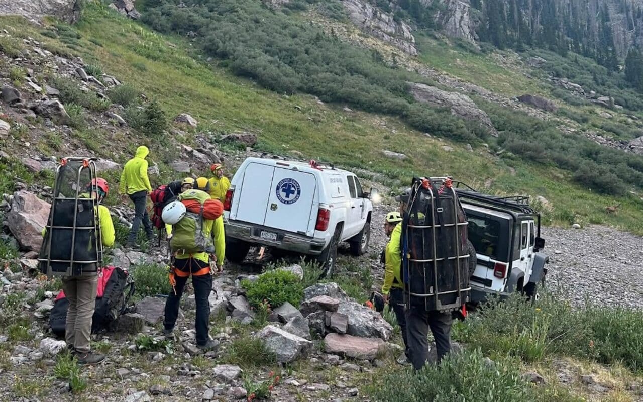 Search and Rescue operation in Colorado.