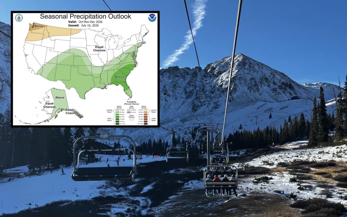 Here’s What NOAA’s New Fall Seasonal Forecast Could Mean for the Early Ski Season