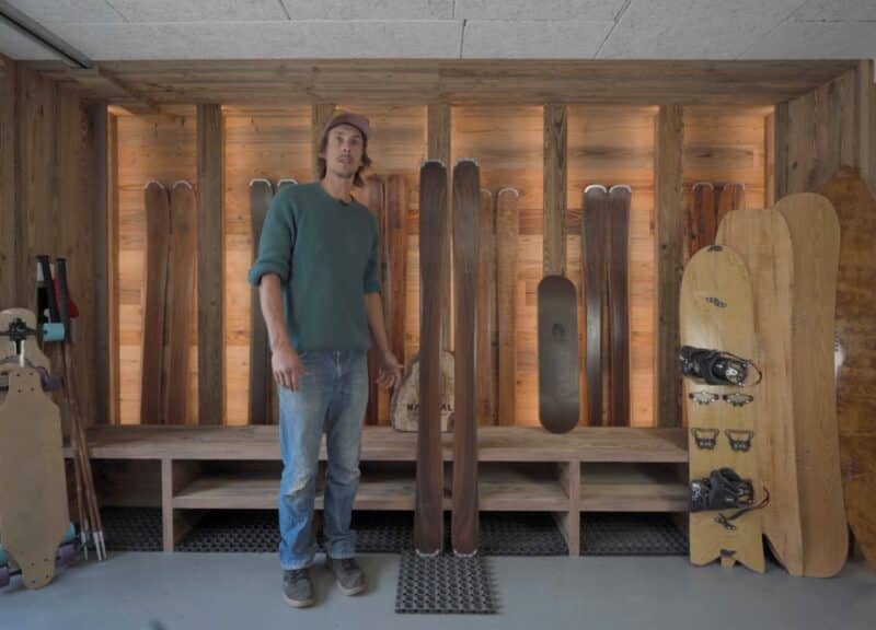 Hand Built Skis & Snowboards Engineered From Nature