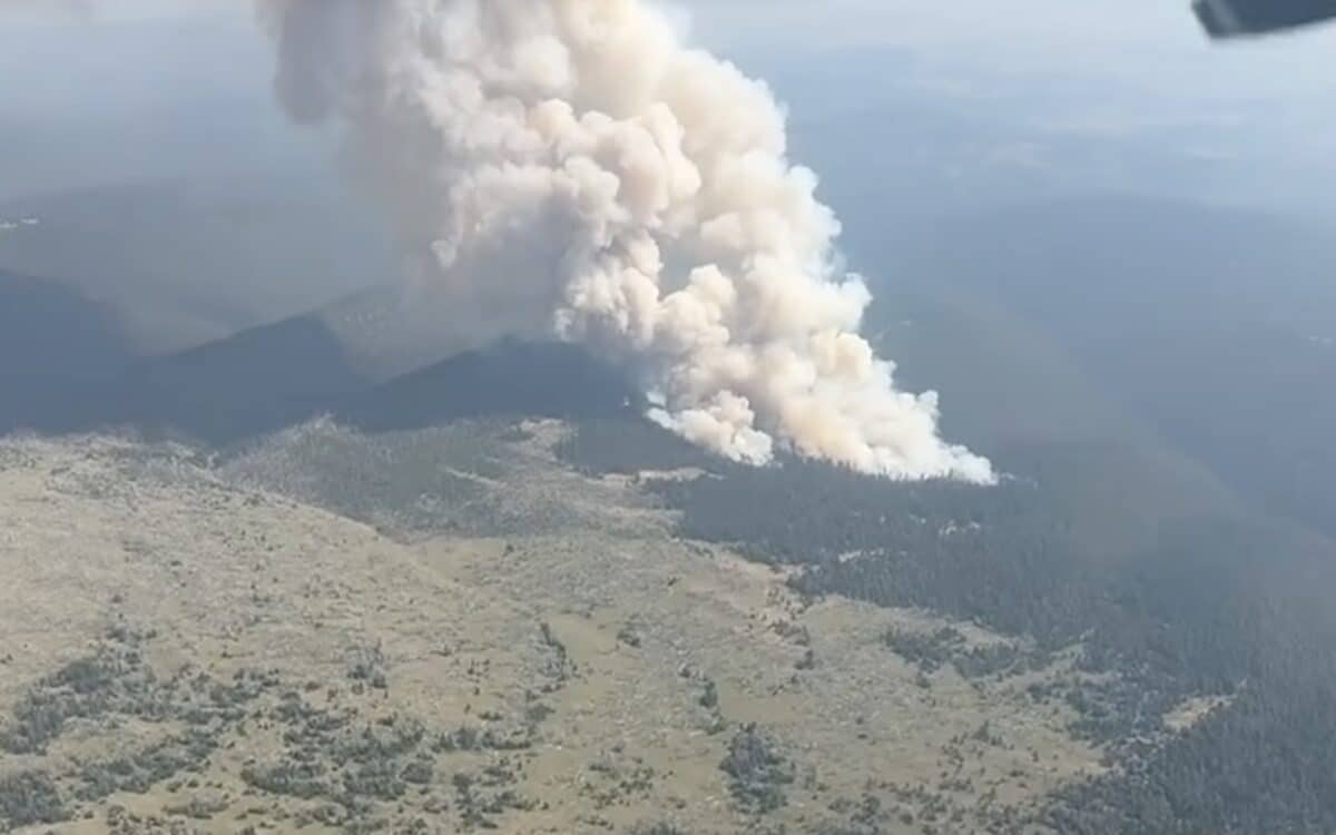 The Ant Park Fire in Montana.