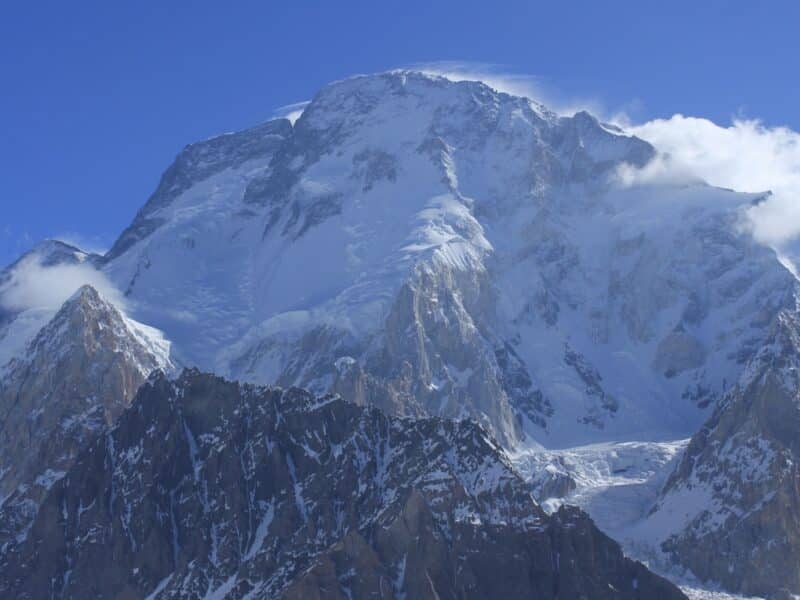 Broad Peak in Pakistan, where 10 climbers were killed in an avalanche.