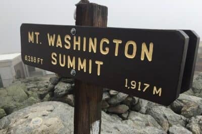 Mt. Washington summit.