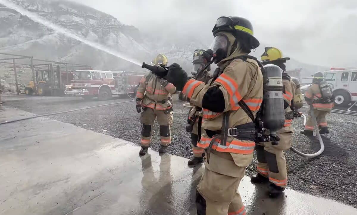 Yellowstone National Park firefighters.