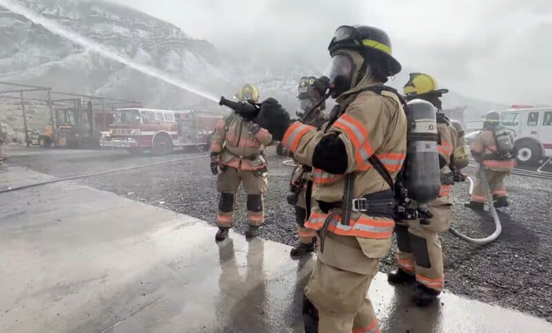 Yellowstone National Park firefighters.