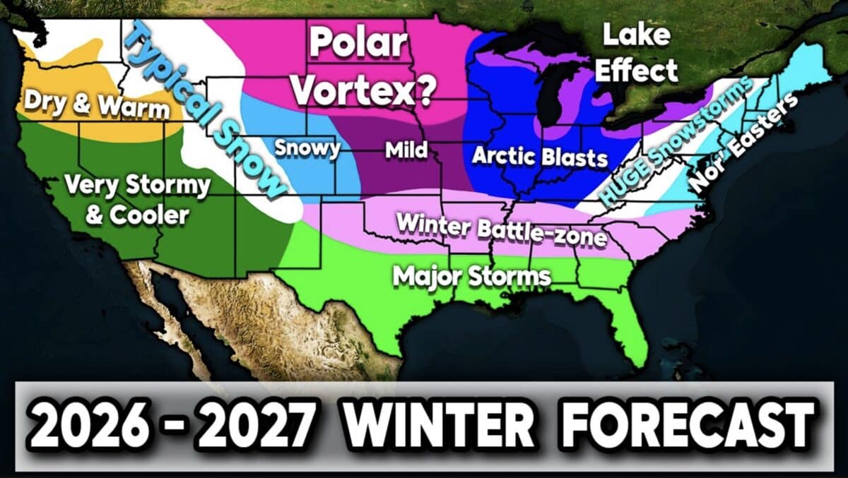 Direct Weather winter 2026-2027 forecast.