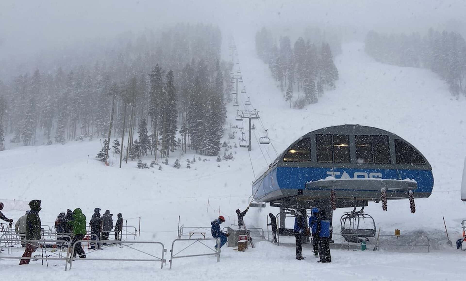 Ski season.