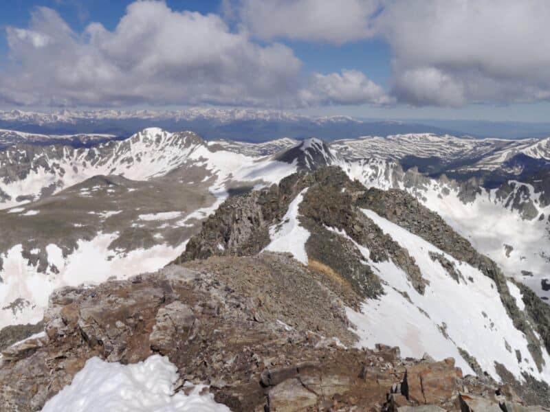 Quandary Peak in Colorado, where Ethan Wingo was rescued.