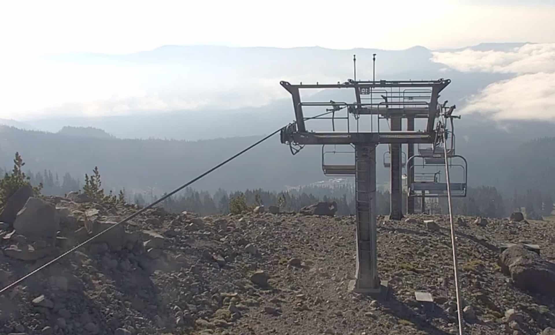 Mt. Hood Meadows live camera.