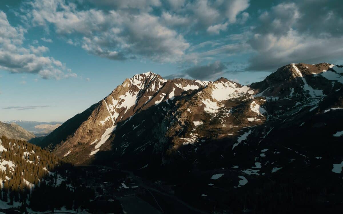 Mountains around Alta, Utah.