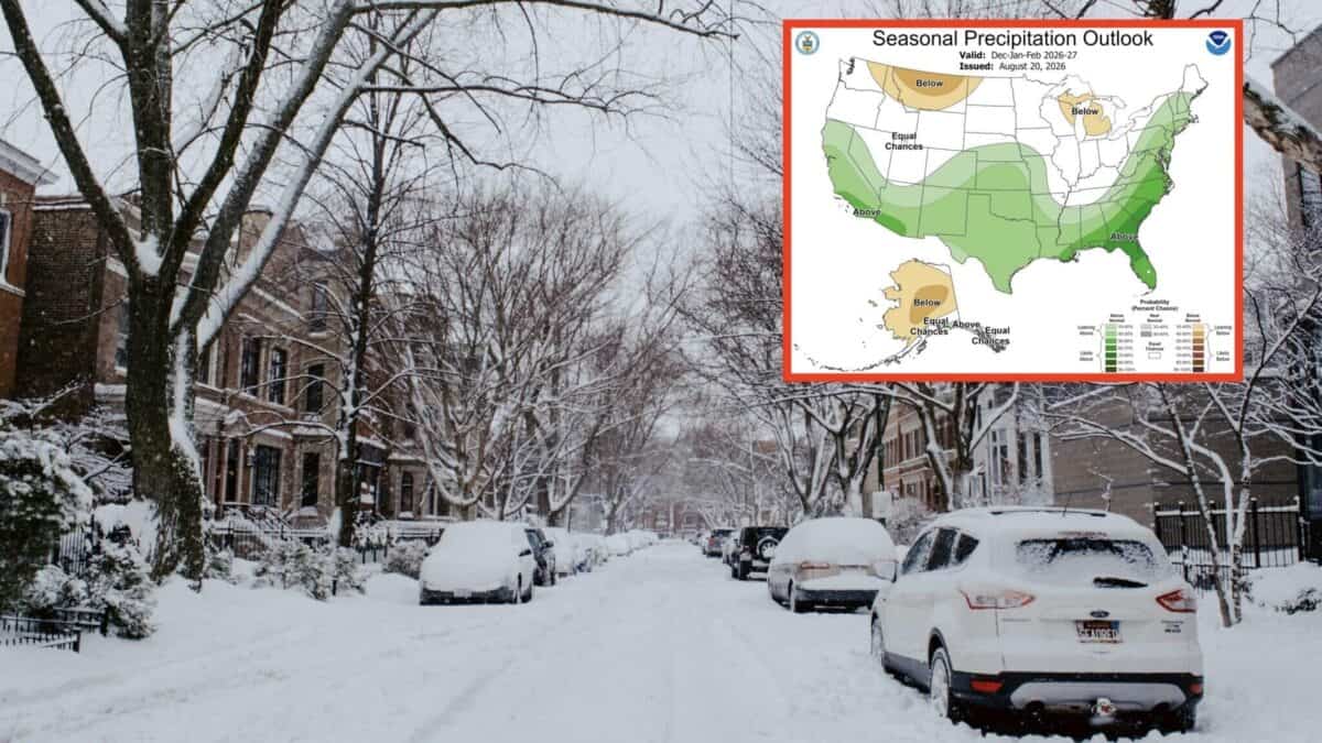 NOAA’s Updated 2026-27 Winter Outlook: Warm North, Wet South