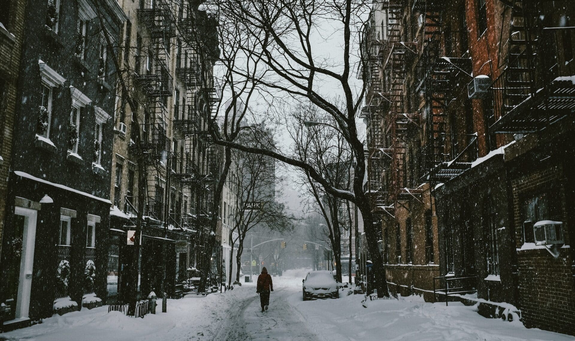Winter in New York City.