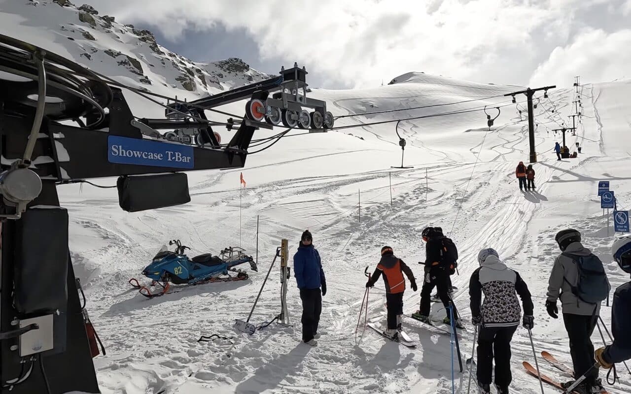 Showcase T-Bar, currently being replaced by the Showcase Chairlift.
