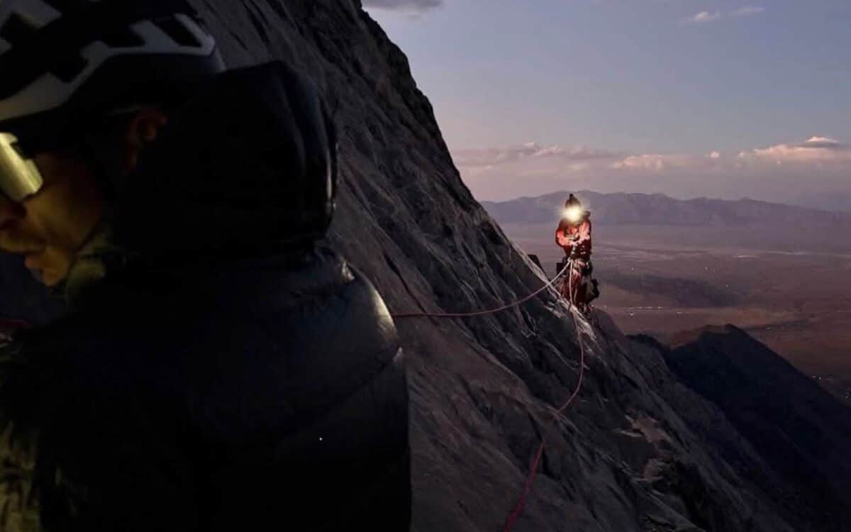 Climber rescued in California.